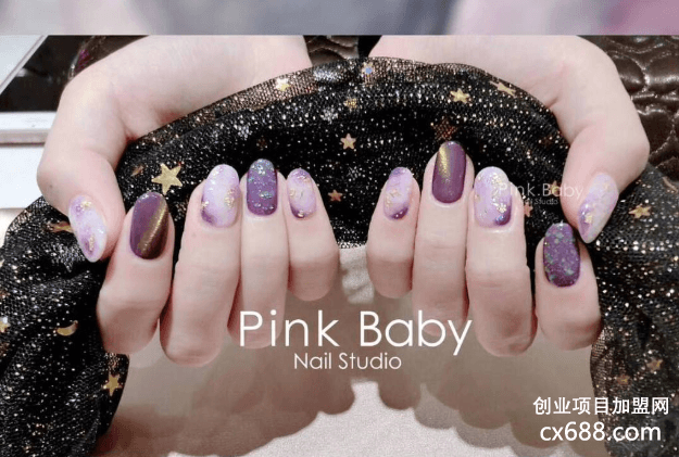 pinkbaby美甲